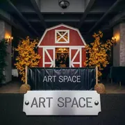Аренда Конструкция из ферм под баннер 6х4 м в ресторане «Баран-Рапан» — ART SPACE