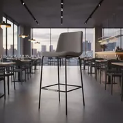Аренда Стул барный Hesse с обивкой в ресторане «Sanremo» — ART SPACE