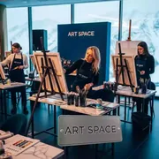 Аренда Мастер класс живопись на холсте в Golden Tulip Rosa Khutor — ART SPACE