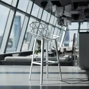 Аренда Стул барный One white в ресторане «D.O.M» — ART SPACE