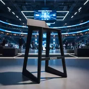 Аренда Стул барный Miura black в ледовой арене «Шайба» — ART SPACE