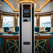 Аренда Листоподборщик Horizon QC S1200 на VIP теплоходе (Морпорт Сочи) — ART SPACE