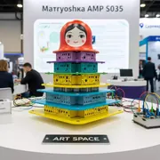 Аренда Образовательный набор Интернет вещей продолжение Матрёшка AMP S035 в ресторане «Сыроварня» — ART SPACE