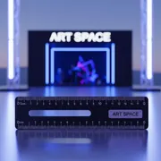Аренда Линейка Stamm 30 см пластик черная на пляже «Маяк» — ART SPACE