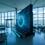 Аренда Интерактивная стена батут UTS Jumper Минпромторг в ресторане «La Terrazza» — ART SPACE