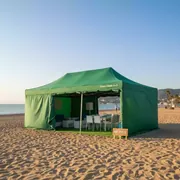 Аренда Тент Green Glade 6х3 на пляже «Ривьера» — ART SPACE