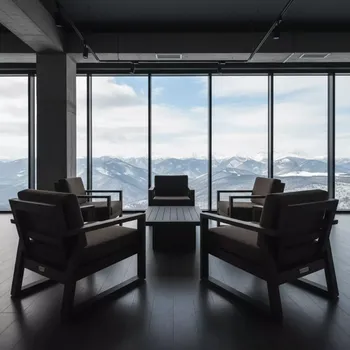 Аренда Мебельная группа Mykonos тёмно коричневая в Skypark Sochi — ART SPACE