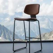 Аренда Барный стул коричневый Blando на площадке Rosa Peak (2320м) — ART SPACE