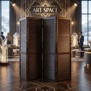 Аренда ширмы цвета венге в Сочи — ART SPACE