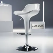 Аренда Стул барный Bombo белый в комплексе Sea Galaxy — ART SPACE