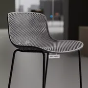Аренда Стул полубарный пластиковый Net Stool Mini в гранд-отеле «Жемчужина» — ART SPACE