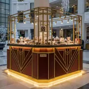 Аренда Дизайн проект торгового острова Коко Шоколад & Сладости в отеле Radisson Lazurnaya — ART SPACE