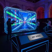 Аренда Интерактивная стена UTS "Тир Laser Gun" в Зале органной и камерной музыки — ART SPACE