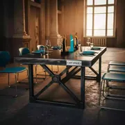 Аренда Стол металлический Star в санатории «Сочи» — ART SPACE
