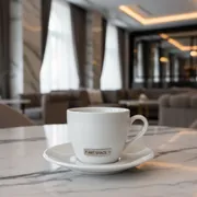 Аренда Кофейная пара Джорджия белая 100 мл в Boutique Hotel PORTUM 1905 — ART SPACE