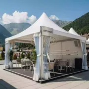 Аренда Шатер для кафе и ресторанов премиум Bizon 4х6 в Rixos Krasnaya Polyana — ART SPACE
