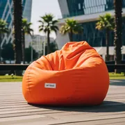 Аренда Кресло мешок Opti Bean bag оранжевый в парке «Ривьера» — ART SPACE
