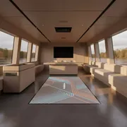 Аренда Пол стена интерактивный InterTouch 4.1 минимальный на теплоходе «Дагомыс» — ART SPACE