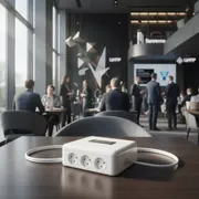 Аренда Фильтр сетевой Power Cube 1,9 м 6 розеток белый в ресторане «Sanremo» — ART SPACE