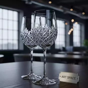 Аренда Бокалы Эйфман хрустальные набор из 2 в Bridge Resort — ART SPACE