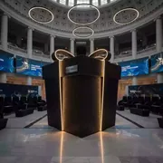 Аренда Конструкция световая глиттерная подарок черная в Сириус Арене — ART SPACE