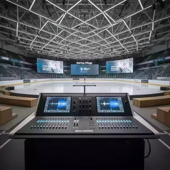 Аренда Аудиосистема Allen Heath dLive S 7000 в ледовой арене «Шайба» — ART SPACE