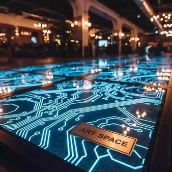 Аренда Пол интерактивный InterTouch 4 1 бюджетная мобильная версия в ресторане «Магеллан» — ART SPACE