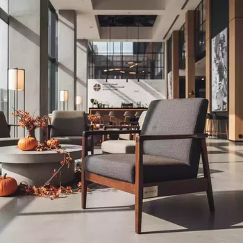 Аренда Кресло деревянное HUC25690KD rim single 24 в Courtyard by Marriott Sochi — ART SPACE