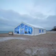 Аренда Ангар тентовый утепленный 6,2х12,6 м на пляже «Мандарин» — ART SPACE