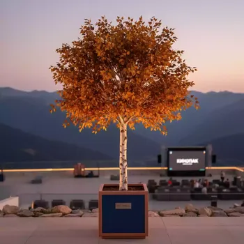 Аренда Растение искусственное берёза Rosa Peak (2320м) — ART SPACE