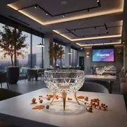 Аренда Ваза для конфет хрустальная на ножках Lefard Muza Crystal D 120 мм H 130 мм в ресторане «Voda» — ART SPACE