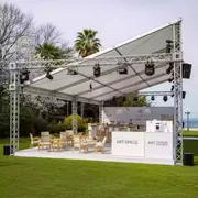 Аренда Шатер односкатный из ферм 12х10 м металлик в Swissôtel Resort Sochi Kamelia — ART SPACE