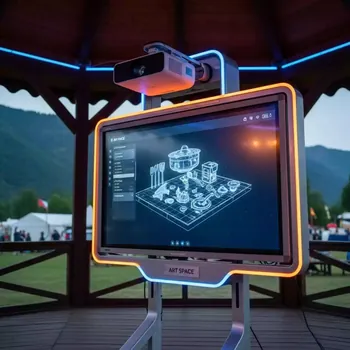 Аренда Комплект интерактивная доска SMART SBM777 77 дюймов с проектором и креплением SBM777v31b в этно-парке «Моя Россия» — ART SPACE