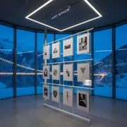 Аренда Ригель для календаря 105 мм белый в Skypark Sochi — ART SPACE