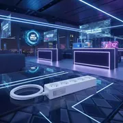 Аренда Фильтр сетевой Power Cube SPG B 10 WHITE 3 м 5 розеток белый в ресторане «D.O.M» — ART SPACE