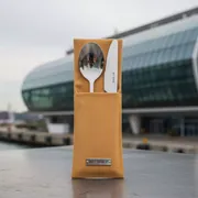 Аренда Куверт журавинка гладь на 2 прибора топленое молоко на территории Морпорта Сочи — ART SPACE