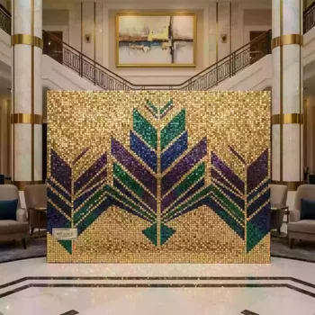 Аренда Фотозона золотые пайетки в Radisson Collection Paradise — ART SPACE