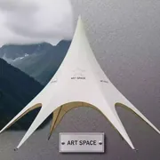 Аренда Шатер "Звезда" диаметр 14 м на курорте «Газпром» (Альпика) — ART SPACE