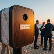 Аренда Барная фотостойка на пляже «Маяк» — ART SPACE