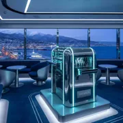 Аренда Фальцовщик Uchida EZF 600 на VIP теплоходе (Морпорт Сочи) — ART SPACE