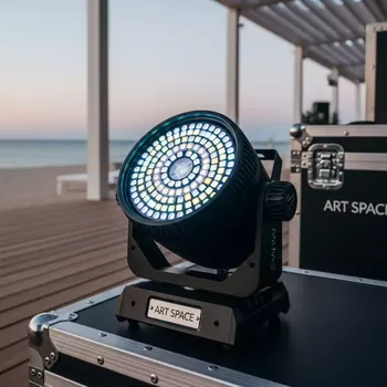 Аренда Прожектор светодиодный LED PAR 7х18 RGBWA UV на пляже «Маяк» — ART SPACE