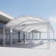 Аренда Крыша арочная 6х4 м в банкетном зале «Дельфин» — ART SPACE