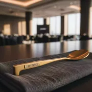 Аренда Приборы золотые БЕЙКЕР чайная ложка в Panorama by Mercure — ART SPACE