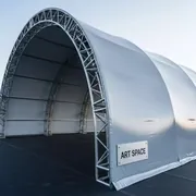 Аренда Шатер арочный из ферм 6х4 металлик в Skypark Sochi — ART SPACE