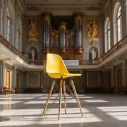 Аренда Стул барный желтый Eames DSW в Зале органной и камерной музыки — ART SPACE