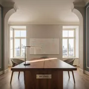 Аренда Место рабочее Хайтон для двух сотрудников итальянский орех в Boutique Hotel PORTUM 1905 — ART SPACE