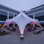Аренда Тент Кайт 12х18 белый со стенками в Bridge Resort — ART SPACE