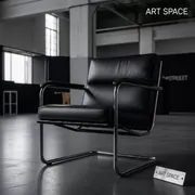 Аренда Кресло на колесиках хром черная кожа в комплексе Sea Galaxy — ART SPACE