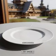 Аренда Тарелка Chan Wave Classic мелкая 250 мм в этно-парке «Моя Россия» — ART SPACE