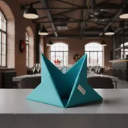 Аренда Салфетка бирюзовая 45х45 см в ресторане «Магеллан» — ART SPACE